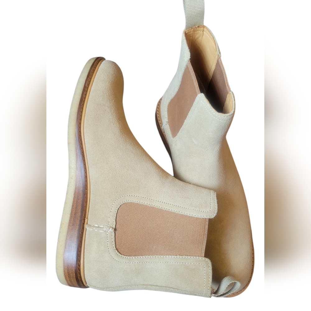 Sperry Men's Beige Suede Chelsea Boots - Picture 5 of 9